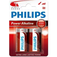 Philips Power Alkaline LR14 Baby C 2 stuks - Piles
