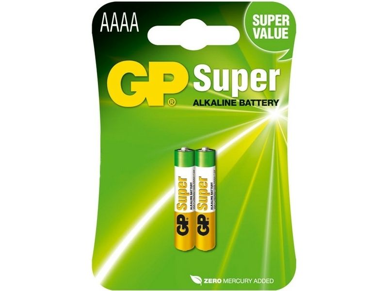 GP AAAA Super Alkaline 2 stuks - Piles