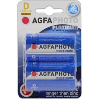 Agfaphoto Mono D LR20 2 stuks - Piles