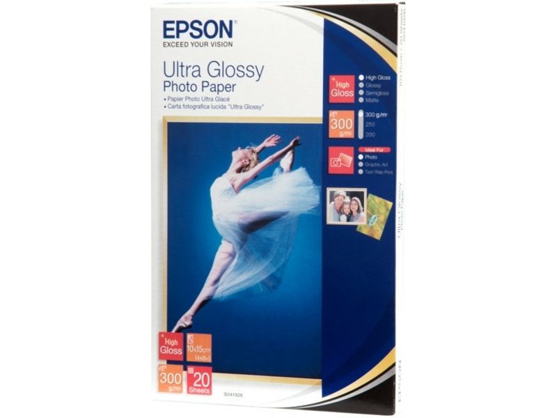 Epson S041926 Ultra Glossy 10 x 15 (20 vel) - Papier photo