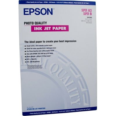 Epson S041069 Photo Quality Inkjet Paper A3+ (100 vel) - Papier photo