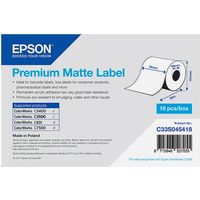 Epson C33S045418 Premium Matte (76mm x 35m) - (rouleau continu) - Blanc - Étiquette