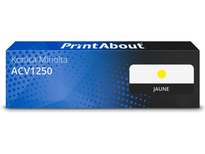 Toner compatible Konica Minolta ACV1250 (TN-626) - Jaune