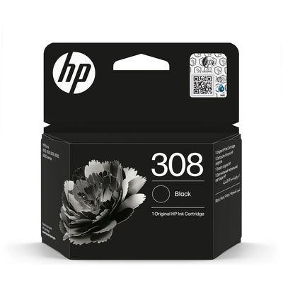 HP 308 (7FP21UE) - Noir - Cartouche d'encre