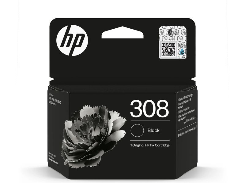 HP 308 (7FP21UE) - Noir - Cartouche d'encre