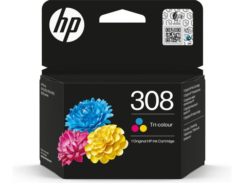 HP 308 (7FP20UE) - 3-couleurs - Cartouche d'encre