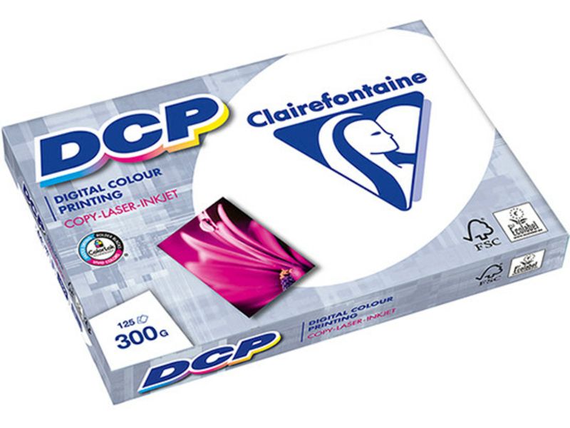 Clairefontaine Papier A3 DCP 300 grammes (125 feuilles)