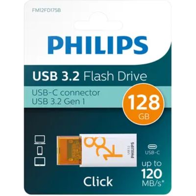 Philips 3.2-stick Click 128GB USB-C - Clé USB