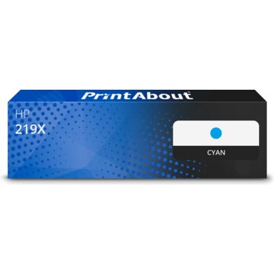 Toner compatible HP 219X (W2191X) - Cyan - Grande capacité