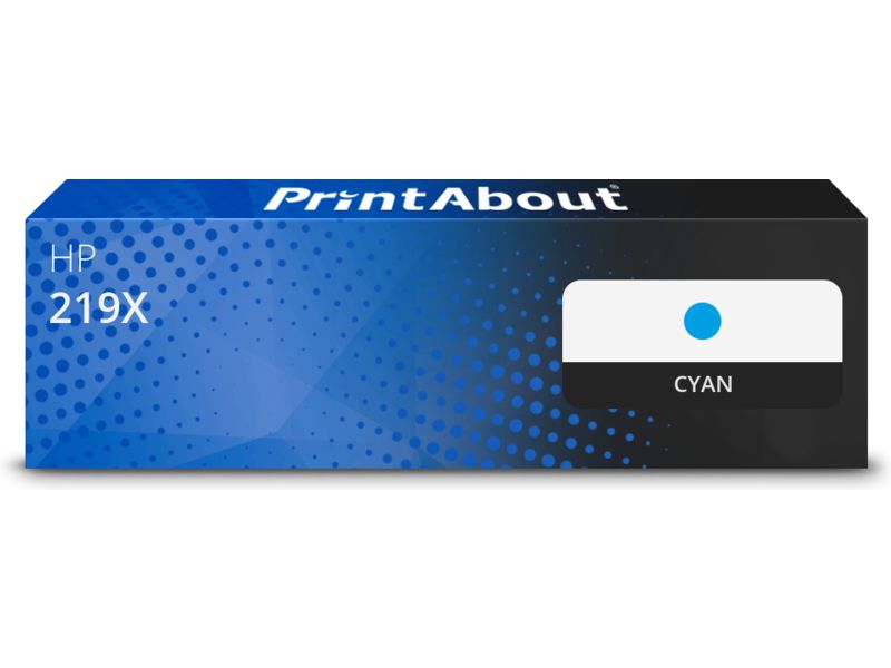 Toner compatible HP 219X (W2191X) - Cyan - Grande capacité