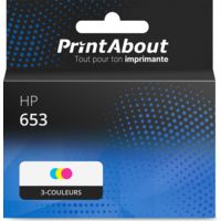 Cartouche compatible HP 653 (3YM74AE) - 3-couleurs