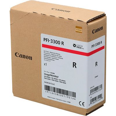 Canon PFI-3300R - Rouge - Cartouche d'encre