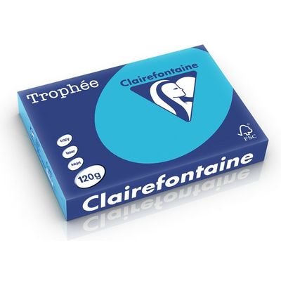 Clairefontaine Papier A4 couleur Bleu royal couleur 80 grammes (100 feuilles)