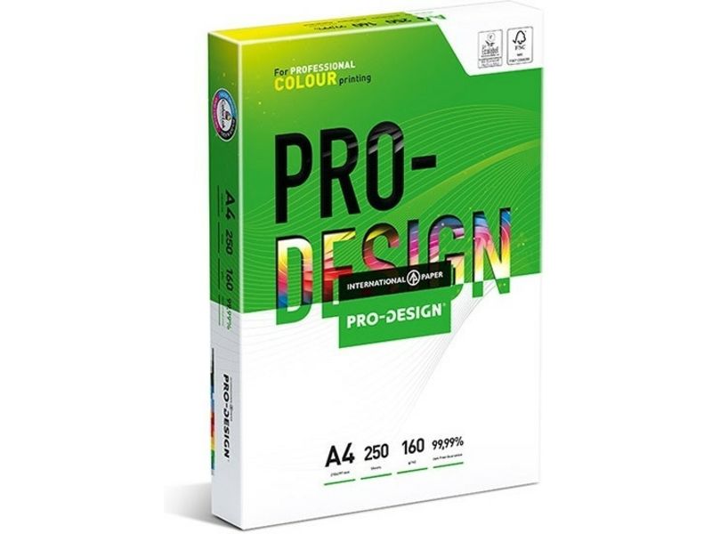 Papier Pro-Design A4 160 grammes  (250 feuilles)