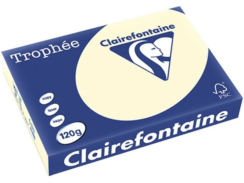 Clairefontaine Ivoor A4 - (120 grammes) - Papier de couleur