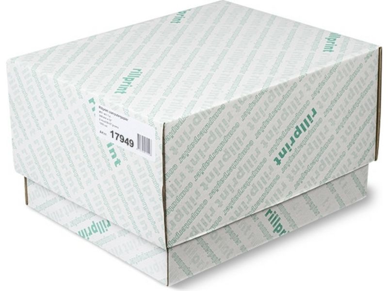 Rillstab 17949 Papier listing double 240 mm x 12 pouces blanc 60 g/m² (1 000 feuilles)