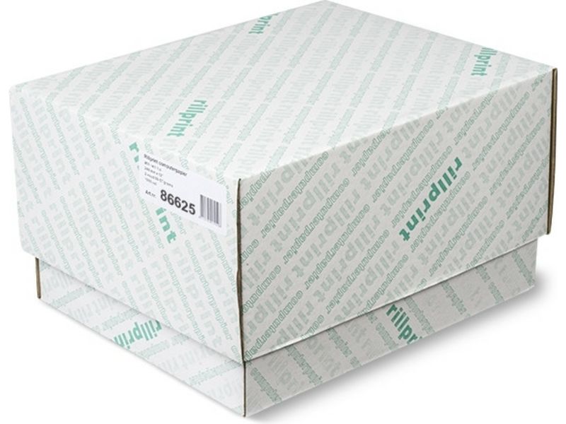 Rillstab 86625 Papier listing simple 240 mm x 12 pouces blanc 60 g/m² (2 000 feuilles)