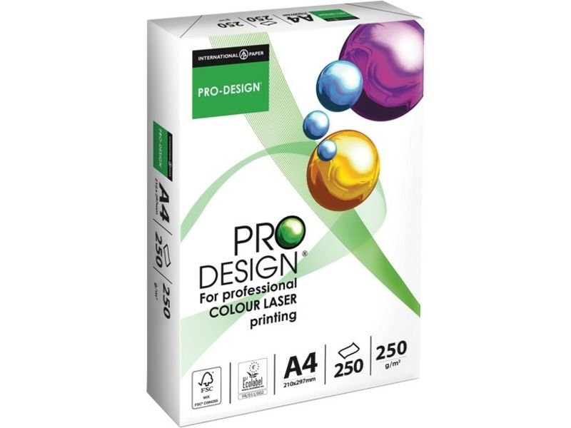 Papier Pro-Design A4 250 grammes  (250 feuilles)