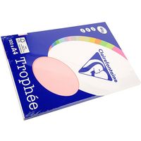 Clairefontaine Rose A4 Papier couleur 80 g/m² (100 feuilles)