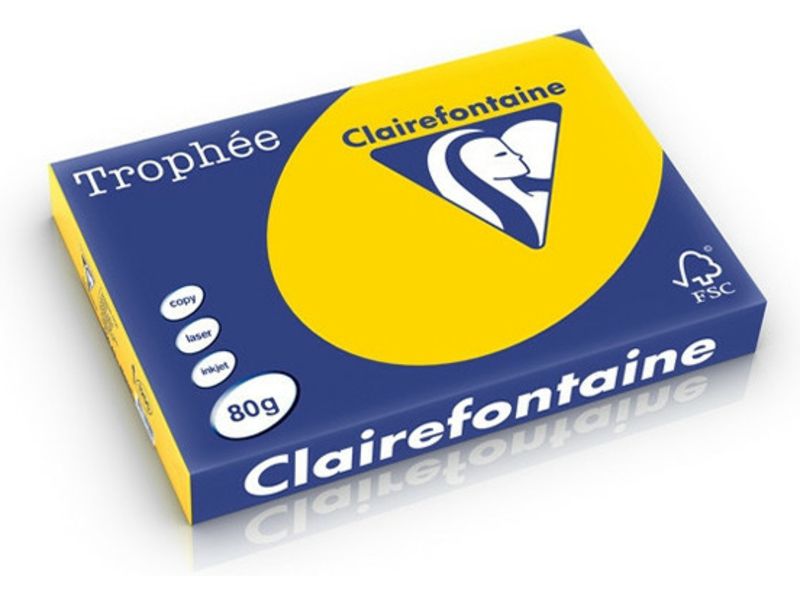 Clairefontaine Bouton d'or A4 Papier couleur 80 g/m² (500 feuilles)