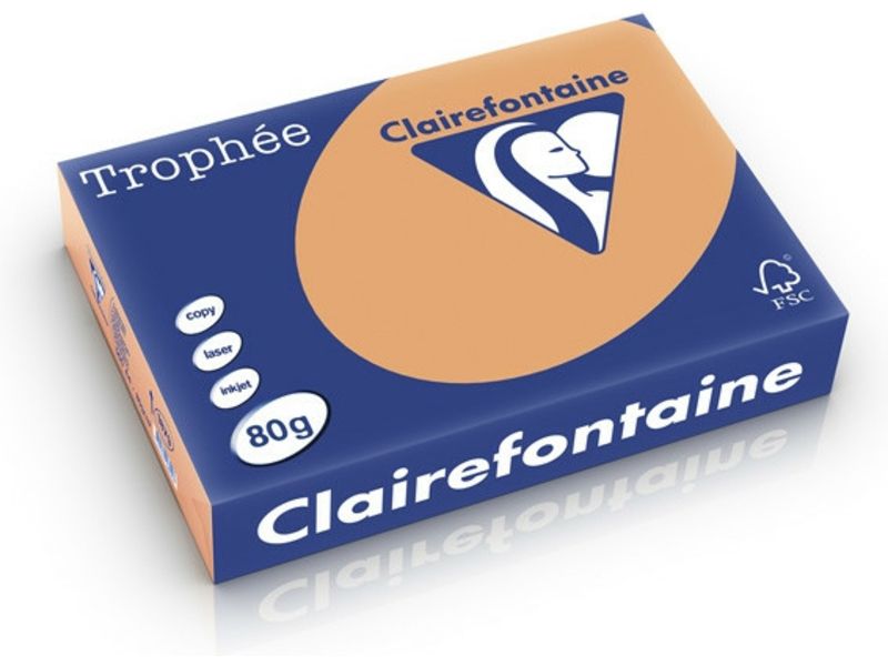 Clairefontaine Caramel A4 Papier couleur 80 g/m² (500 feuilles)
