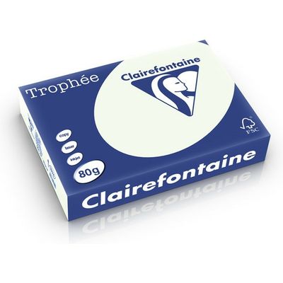 Clairefontaine Vert clair A4 Papier couleur 80 g/m² (500 feuilles)