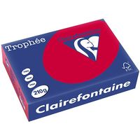 Clairefontaine Cerise Papier couleur A4 210 g/m² (250 feuilles)