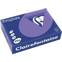 Clairefontaine Violet A4 Papier couleur 210 g/m² (250 feuilles)