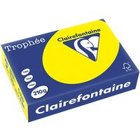 Clairefontaine Jaune soleil A4 Papier couleur 210 g/m² (250 feuilles)