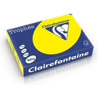 Clairefontaine Jaune soleil A4 Papier couleur 160 g/m2 (250 feuilles)