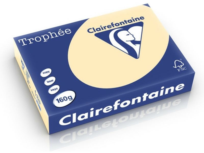 Clairefontaine Chamoins A4 Papier couleur 160 g/m² (250 feuilles)