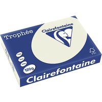 Clairefontaine Gris perle A4 Papier couleur 120 g/m² (250 feuilles)