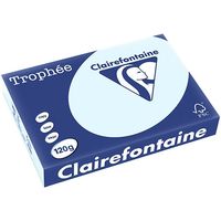 Clairefontaine Bleu azure A4 Papier couleur 120 g/m² (250 feuilles)