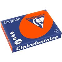 Clairefontaine Rouge cardinal A4 Papier couleur 120 g/m² (250 feuilles)