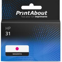 Cartouche compatible HP 31 (1VU27AE) - Magenta