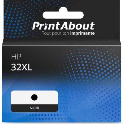 Cartouche compatible HP 32XL (1VU24AE) - Noir