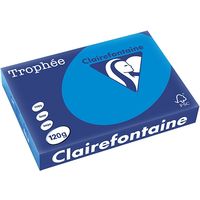 Clairefontaine bleu Caraïbes A4 Papier couleur 120 g/m² (250 feuilles)