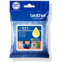 Brother LC-521Y - Jaune - Cartouche d'encre