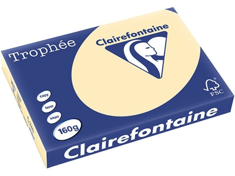 Clairefontaine Chamois A3 Papier couleur 160 g/m² (250 feuilles)