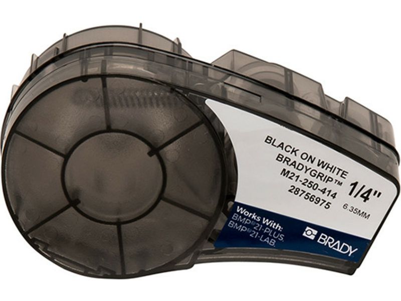 Brady M21-250-414 Etiket Zwart op wit