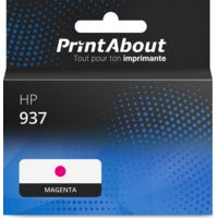 Cartouche compatible HP 937 (4S6W3NE) - Magenta - Très grande capacité