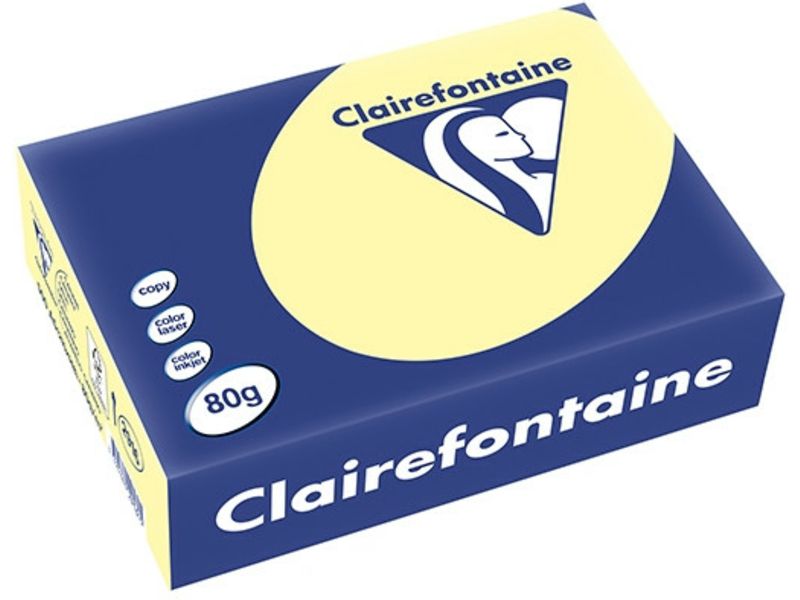 Clairefontaine Papier couleur Jaune A5 80 g/m² (500 feuilles)