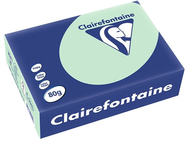 Clairefontaine Papier couleur Vert A5 80 g/m² (500 feuilles)