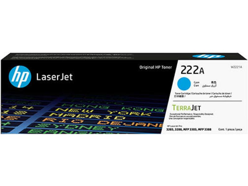 HP 222A (W2221A) - Cyan - Toner