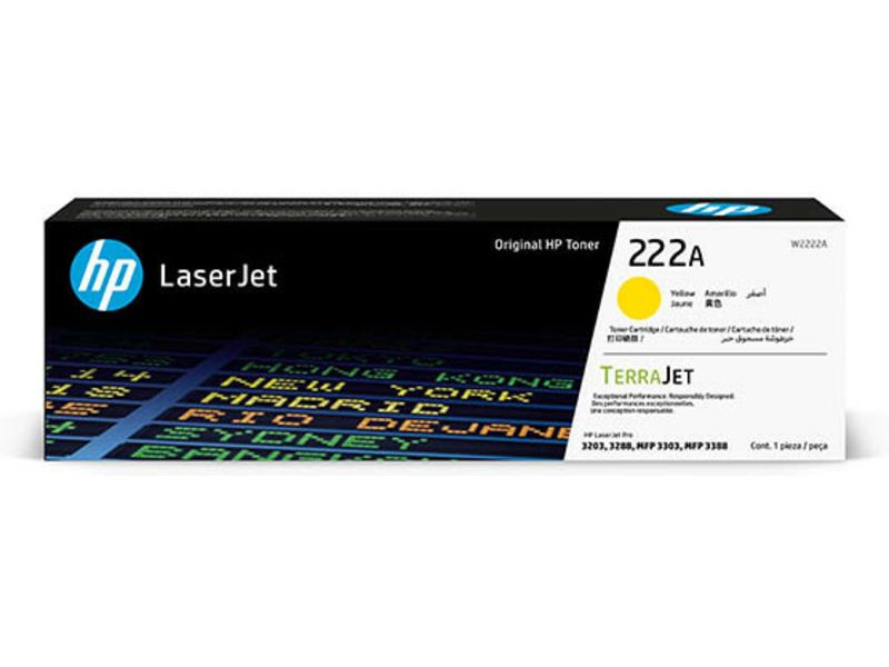 HP 222A (W2222A) - Jaune - Toner