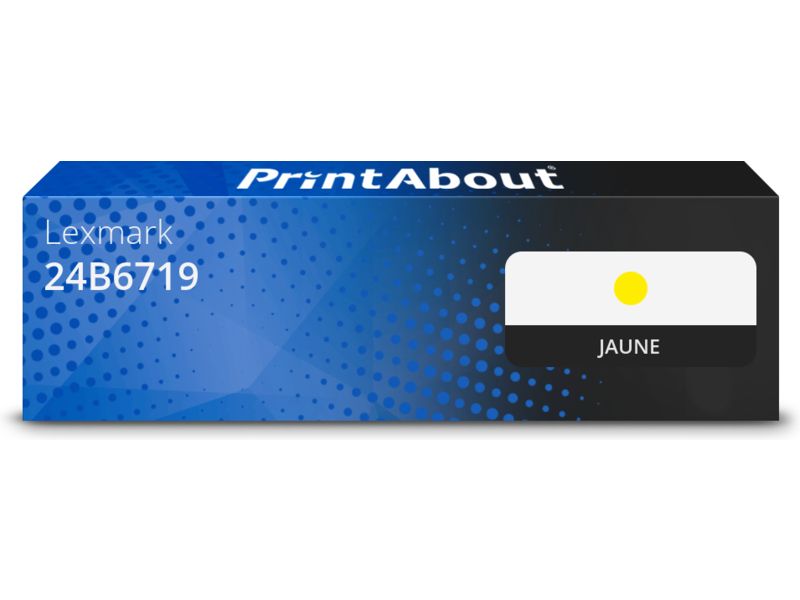 Toner compatible Lexmark 24B6719 - Jaune