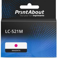 Cartouche compatible Brother LC-521M - Magenta