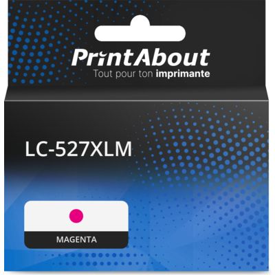 Cartouche compatible Brother LC-527XLM - Magenta - Grande capacité