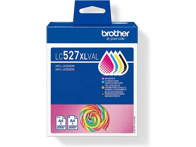 Brother LC-527XLVAL - 4 couleurs - Cartouche d'encre - Grande capacité - Multipack