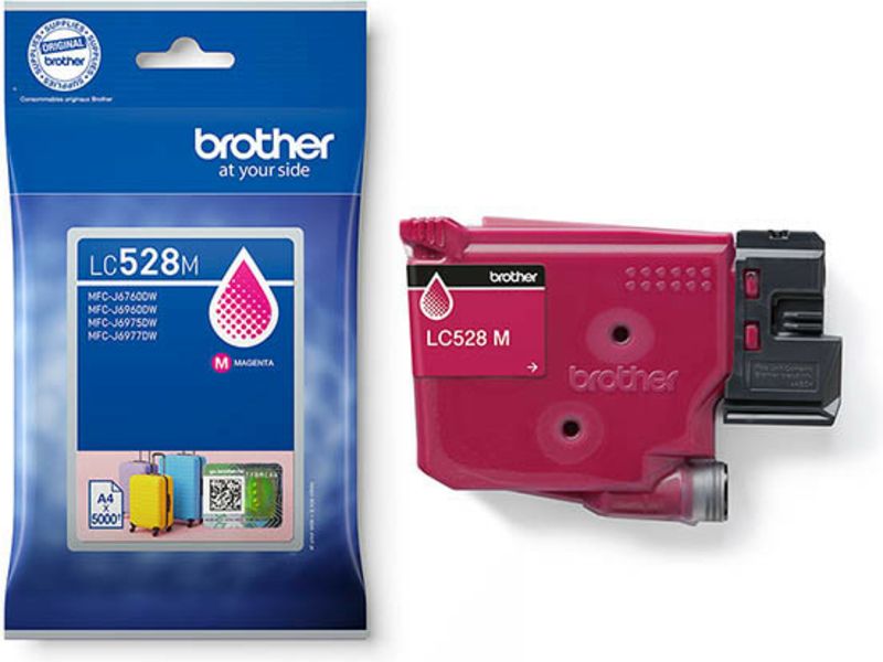 Brother LC-528M Inktcartridge Magenta Extra hoge capaciteit